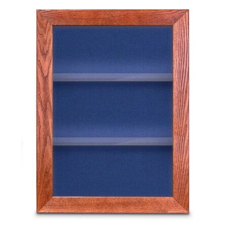 United Visual Products Outdoor Enclosed Combo Board, 42"x32", Black Frame/Green & Blue Spruce UVCB4232ODB-GREEN-BLSPRU